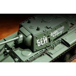 Czołg zdalnie sterowany ASG/dźwięk/dym 1:16 Russia KV-1 RTR 2.4Ghz - Heng Long 3878-1U (S)